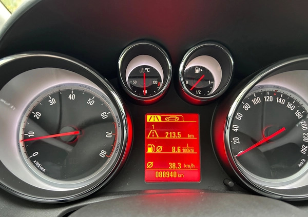 Opel Astra cena 45000 przebieg: 88955, rok produkcji 2015 z Warszawa małe 154